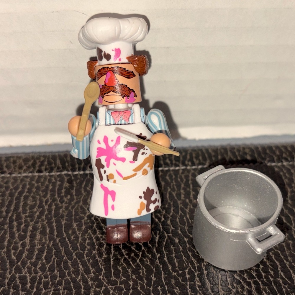 Disney Toys Muppets Minimates Swedish Chef Figure with Pot & Spoon